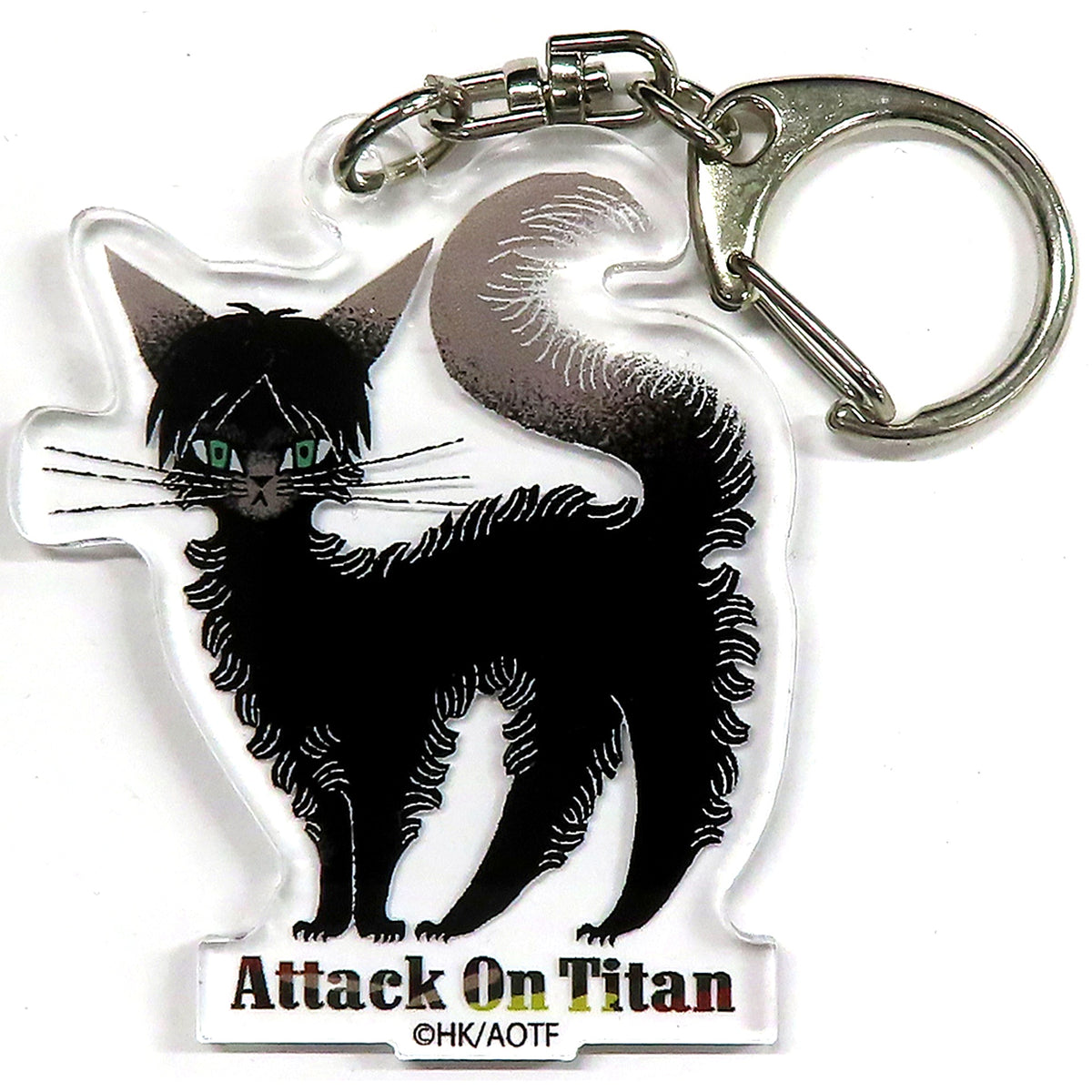 Eren Cat Attack on Titan x RE:SHAZAMA Acrylic Charm Collection Vol. 2 Illustrations by Kuroneko Design [USED]