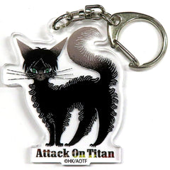 Eren Cat Attack on Titan x RE:SHAZAMA Acrylic Charm Collection Vol. 2 Illustrations by Kuroneko Design [USED]