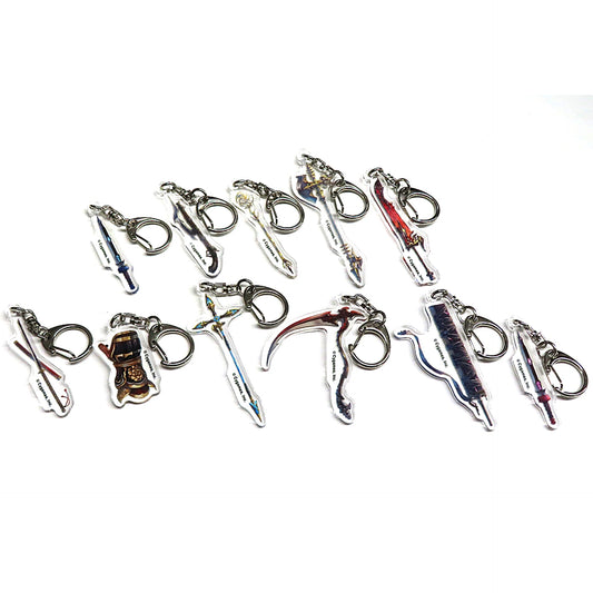 GRANBLUE FANTASY: Relink Eos Blade & Others Weapon Acrylic Keychain Collection All 11 Types Set Keychains [USED]