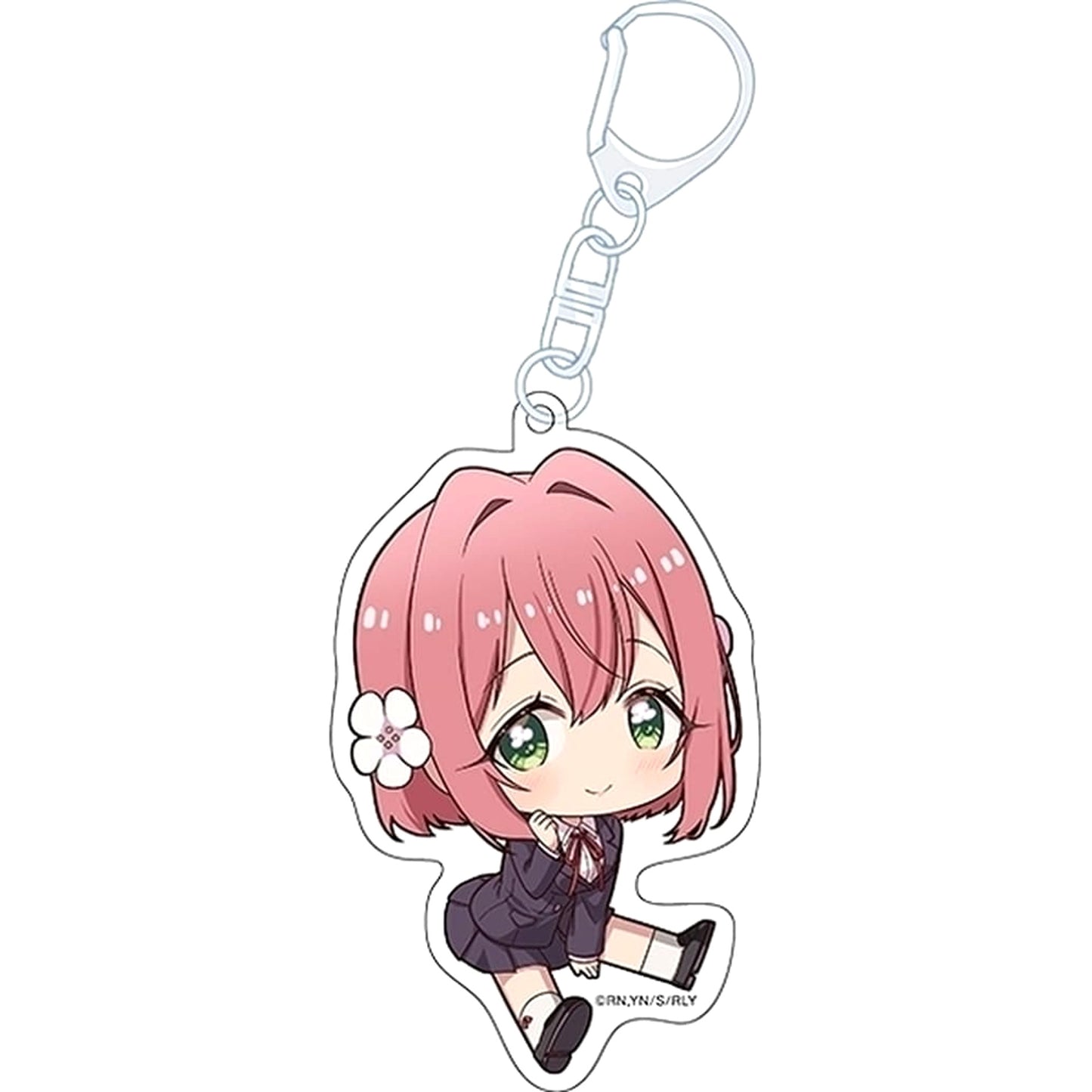 The 100 Girlfriends Who Really, Really, Really, Really, Really Love You Hakari Hanazono Petanko Acrylic Keychain Keychains [USED]