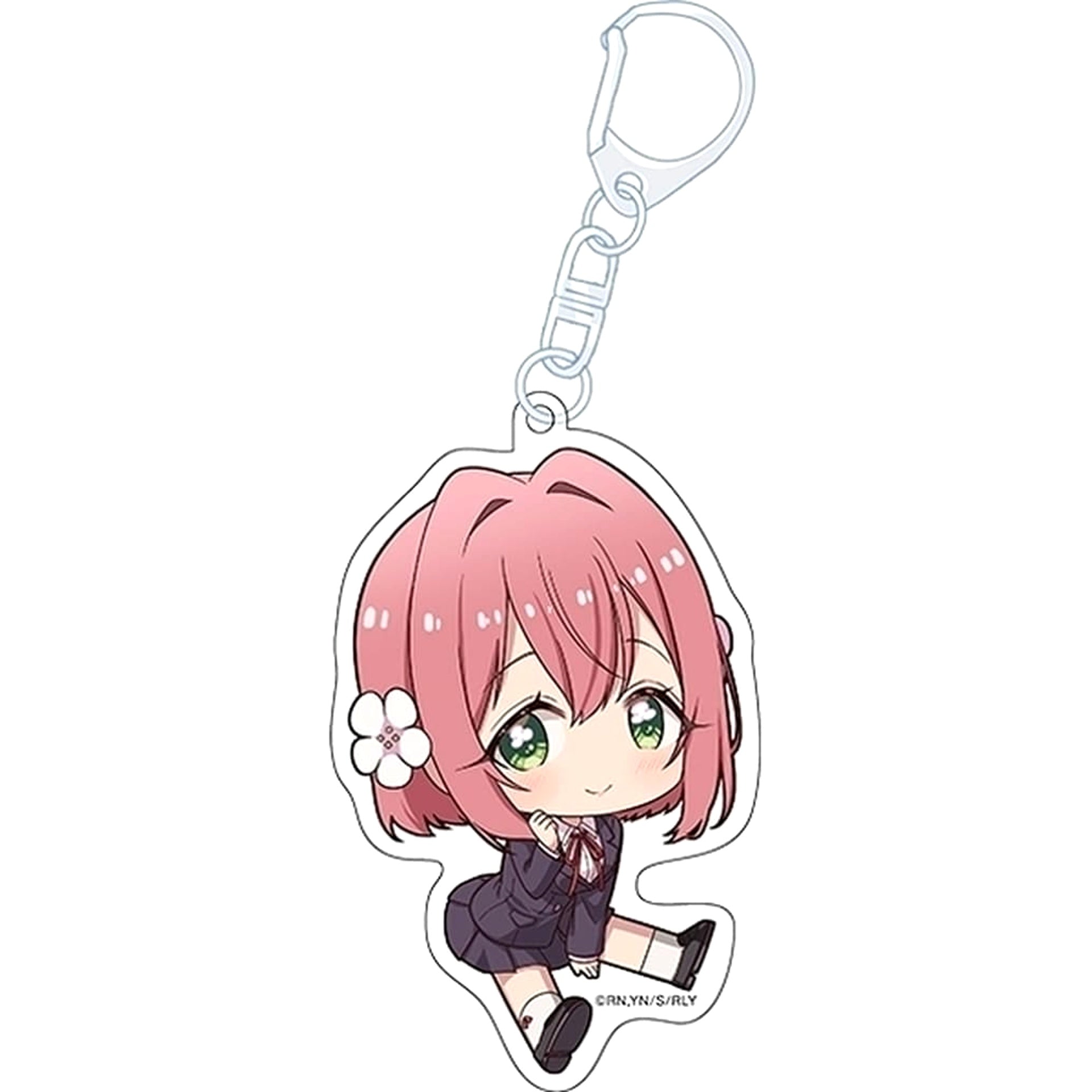 The 100 Girlfriends Who Really, Really, Really, Really, Really Love You Hakari Hanazono Petanko Acrylic Keychain Keychains [USED]