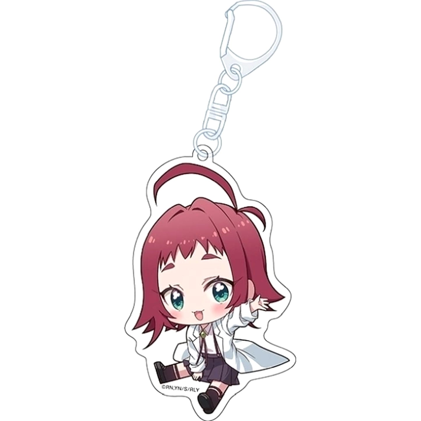 The 100 Girlfriends Who Really, Really, Really, Really, Really Love You Kusuri Yakuzen 8 Years Old Petanko Acrylic Keychain Keychains [USED]