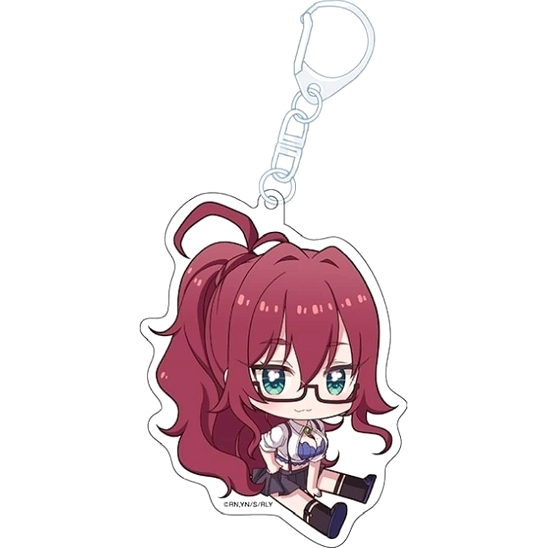 The 100 Girlfriends Who Really, Really, Really, Really, Really Love You Kusuri Yakuzen 18 Years Old Petanko Acrylic Keychain Keychains [USED]