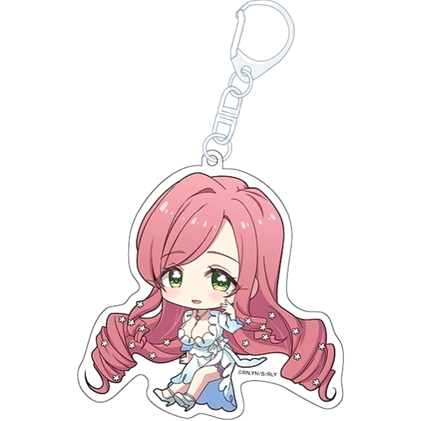 The 100 Girlfriends Who Really, Really, Really, Really, Really Love You Hahari Hanazono Petanko Acrylic Keychain Keychains [USED]