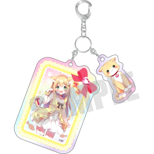 Suko Aurora Acrylic Keychain Kawaii Neko ni wa Kinyanya ni Saseyo Neko ASMR Hajimemashita [USED]