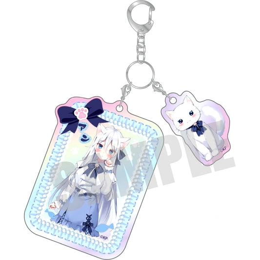 Ann Aurora Acrylic Keychain Kawaii Neko ni wa Kinyanya ni Saseyo Neko ASMR Hajimemashita [USED]