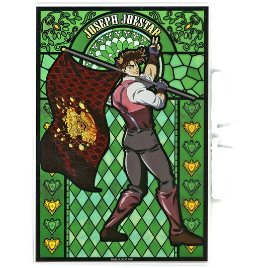 Joseph Joestar A Prize Acrylic Board JoJo's Bizarre Adventure JOJO WORLD Quizzes Minigame Joestar Bloodline Kuji [USED]