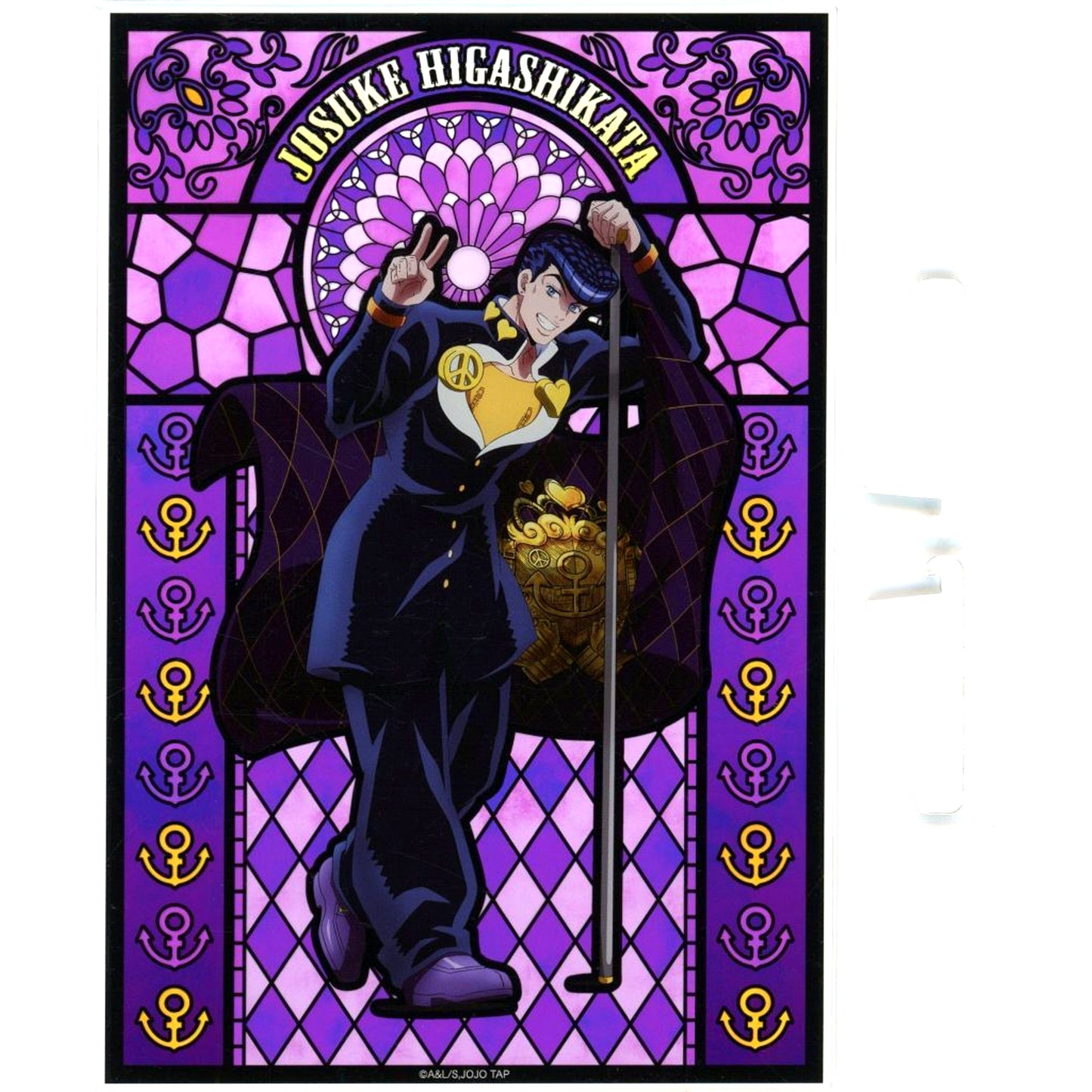 Josuke Higashikata A Prize Acrylic Board JoJo's Bizarre Adventure JOJO WORLD Quizzes Minigame Joestar Family Bloodline Kuji [USED]