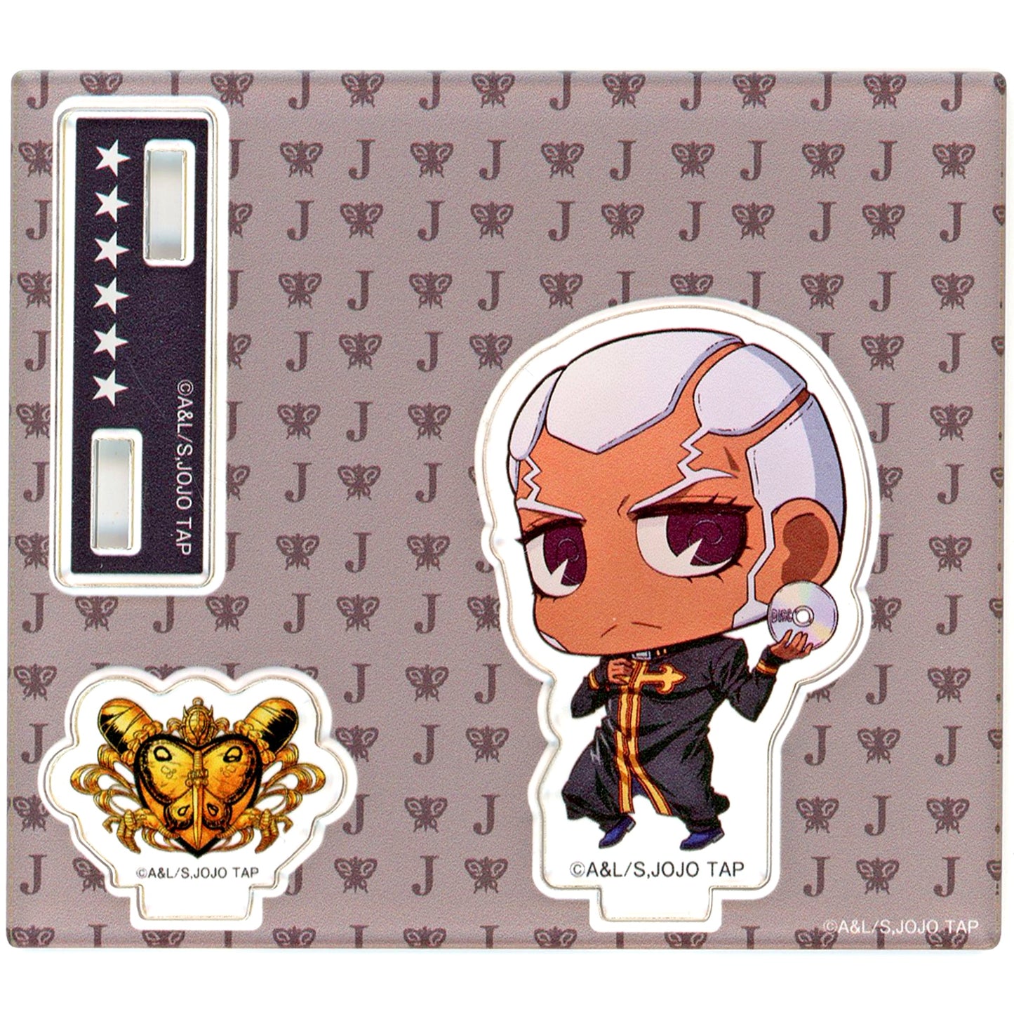 Enrico Pucci B Prize Acrylic Stand JoJo's Bizarre Adventure JOJO WORLD Quizzes Minigame Joestar Family Bloodline Kuji [USED]