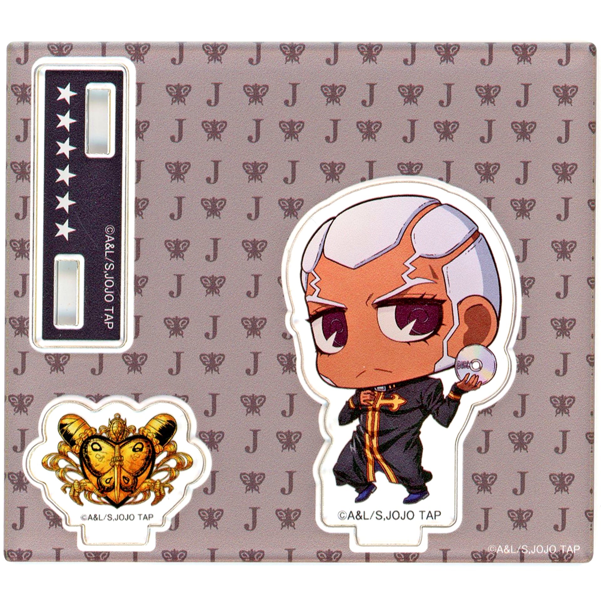 Enrico Pucci B Prize Acrylic Stand JoJo's Bizarre Adventure JOJO WORLD Quizzes Minigame Joestar Family Bloodline Kuji [USED]