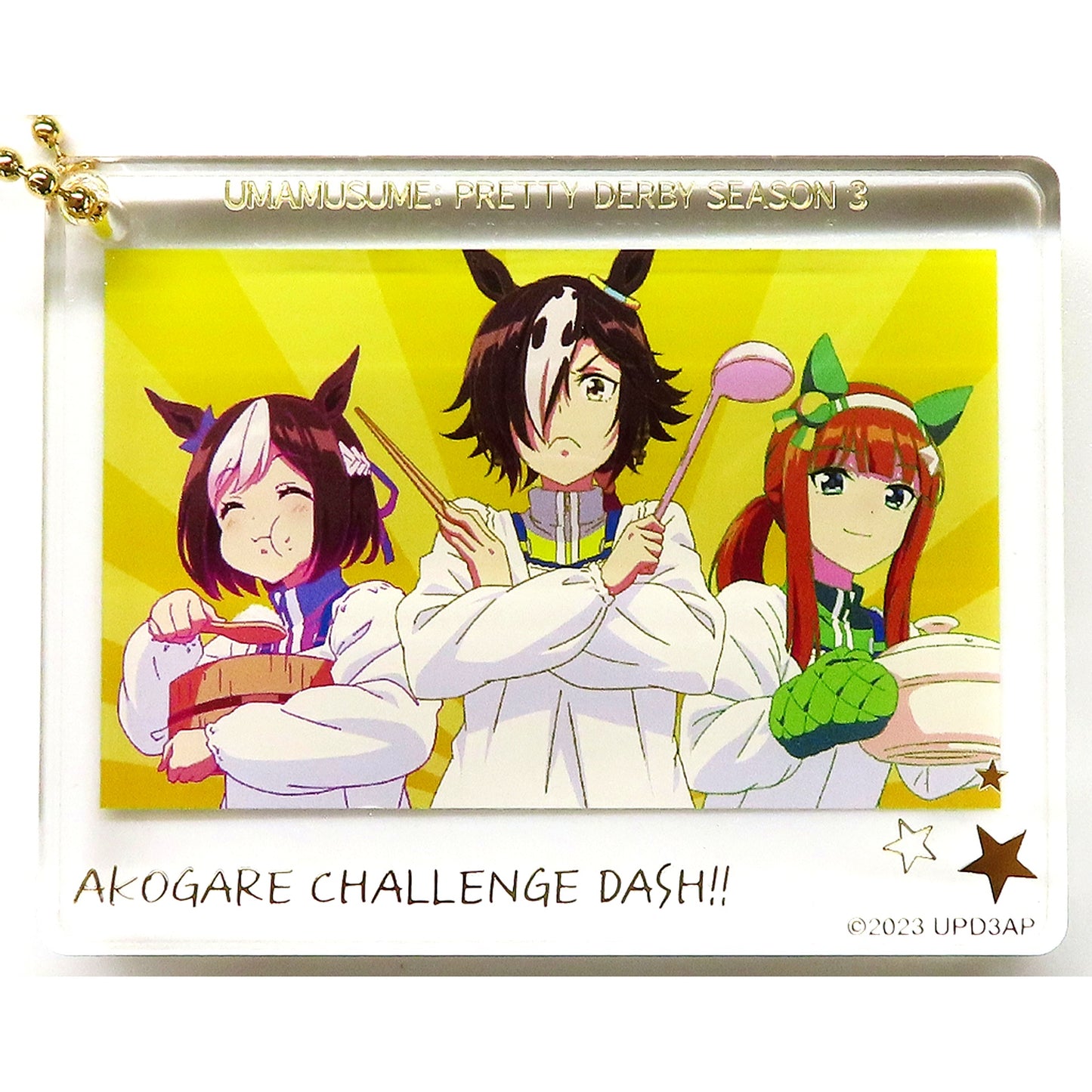 Vodka & Silence Suzuka & Special Week Uma Musume Pretty Derby Season 3 Acrylic Block Charm Collection ED Scene Shot Studio KAI Ltd [USED]