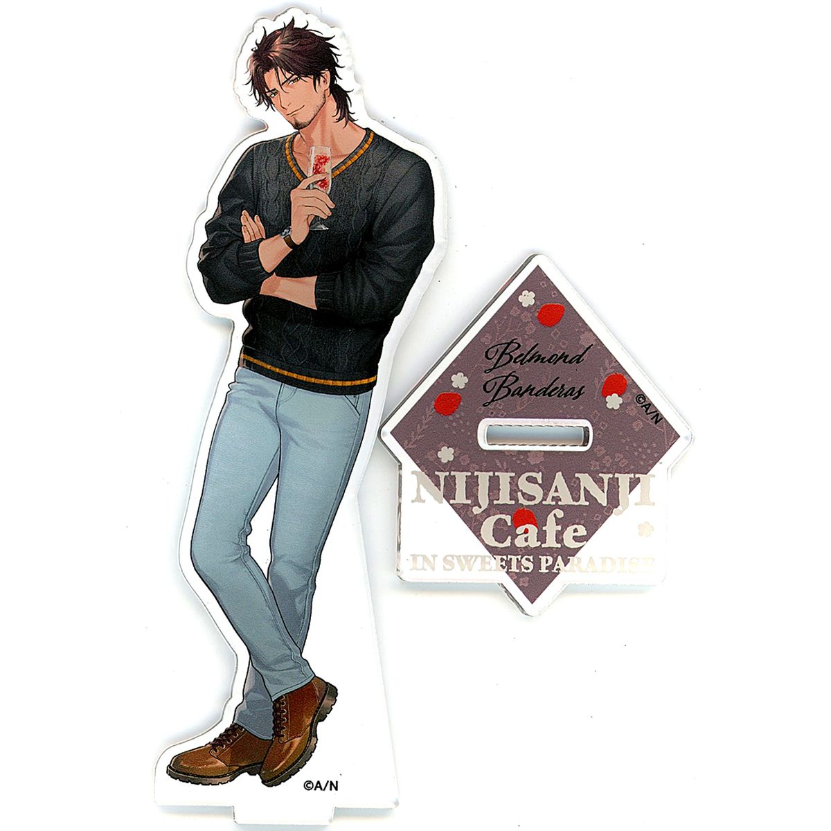 Belmond Banderas Life-Size Acrylic Stand Virtual YouTuber Nijisanji NIJISANJI CAFE in SWEETS PARADISE Vol. 8 [USED]