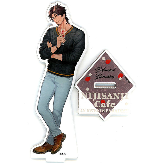 Belmond Banderas Life-Size Acrylic Stand Virtual YouTuber Nijisanji NIJISANJI CAFE in SWEETS PARADISE Vol. 8 [USED]