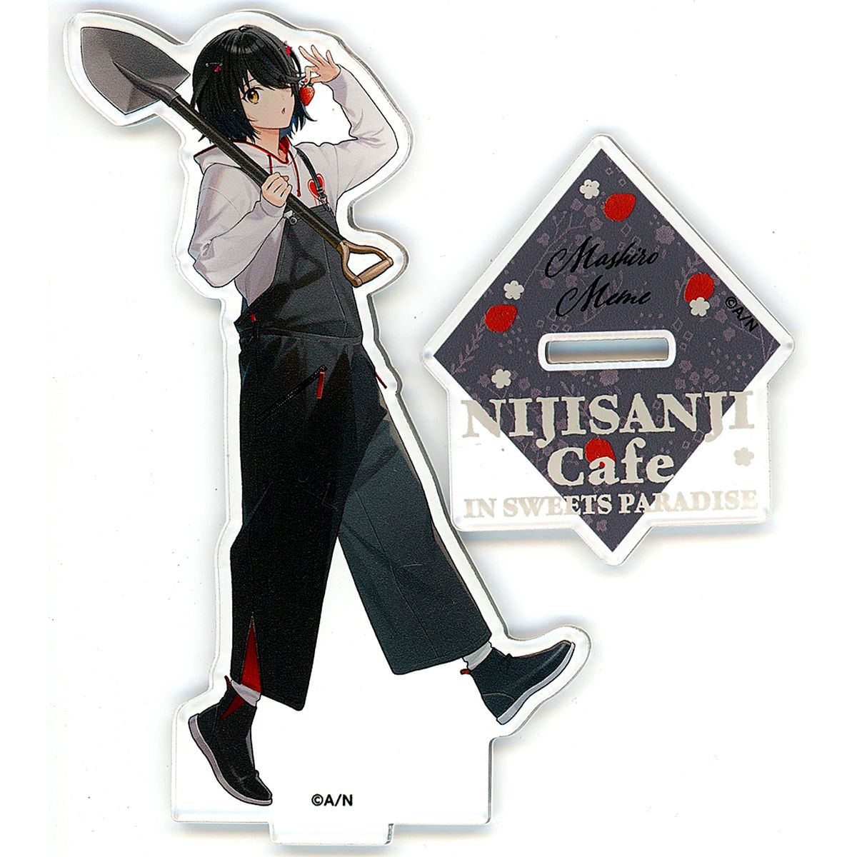 Mashiro Life-Size Acrylic Stand Virtual YouTuber Nijisanji NIJISANJI CAFE in SWEETS PARADISE Vol. 8 [USED]