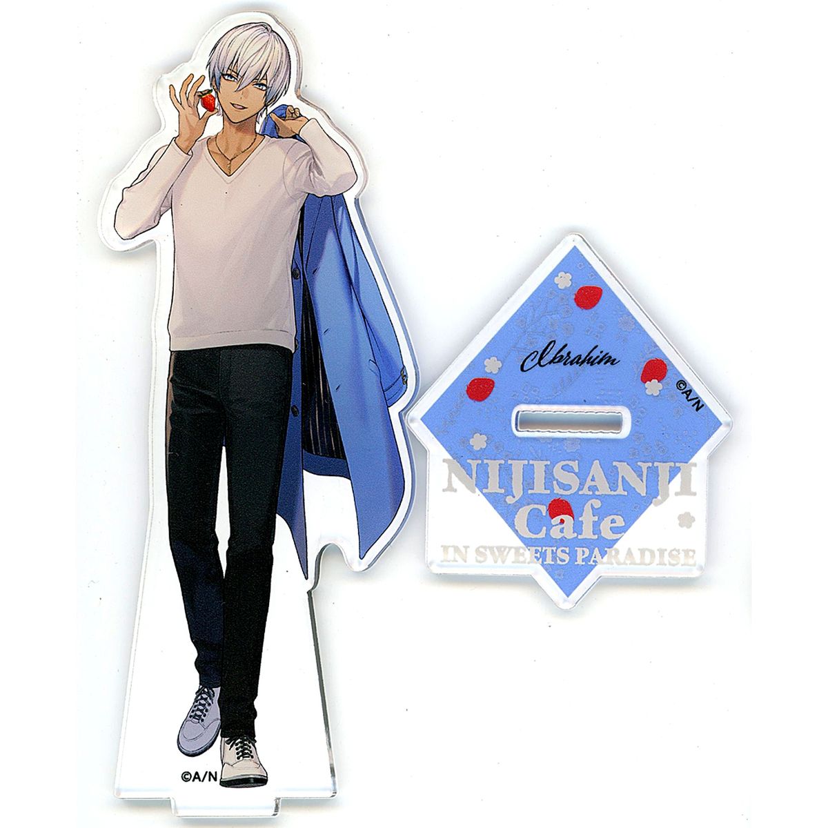Ibrahim Life-Size Acrylic Stand Virtual YouTuber Nijisanji NIJISANJI CAFE in SWEETS PARADISE Vol. 8 [USED]