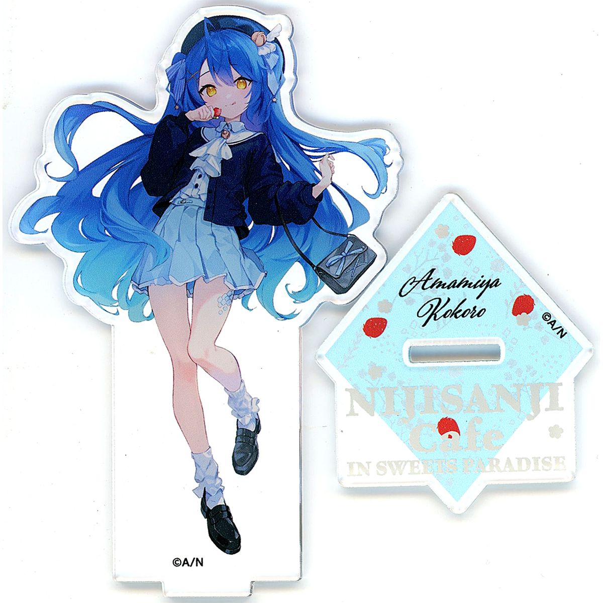 Amamiya Kokoro Life-size Acrylic Stand Virtual YouTuber Nijisanji CAFE in SWEETS PARADISE Vol. 8 [USED]