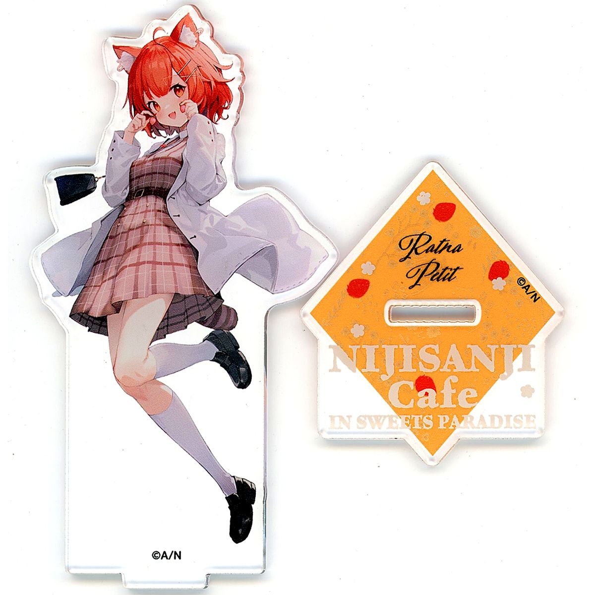 Ratna Petit Life-Size Acrylic Stand Virtual YouTuber Nijisanji NIJISANJI CAFE in SWEETS PARADISE Vol. 8 [USED]
