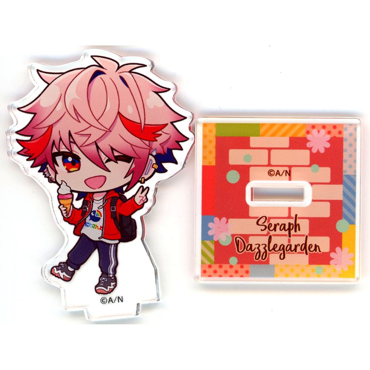 Seraph Dazzlegarden Mini Character Trading Acrylic Stand Virtual YouTuber Nijisanji NIJISANJI CAFE in SWEETS PARADISE Vol. 8 Vol. 8 [USED]