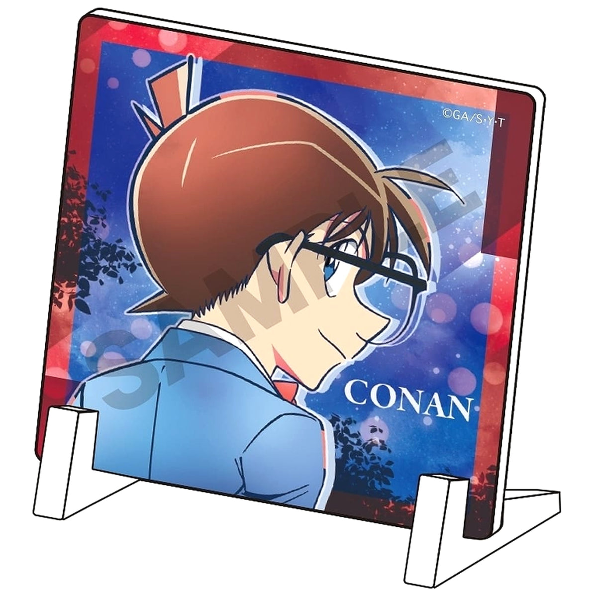 Detective Conan Conan Edogawa Mini Acrylic Panel Night View Acrylic Stands [USED]