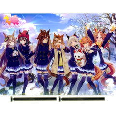 Umamusume: Pretty Derby Key Visual Original Illustration Acrylic Plate Seven-Eleven 3rd Anniversary Campaign Seven Net Limited [USED]
