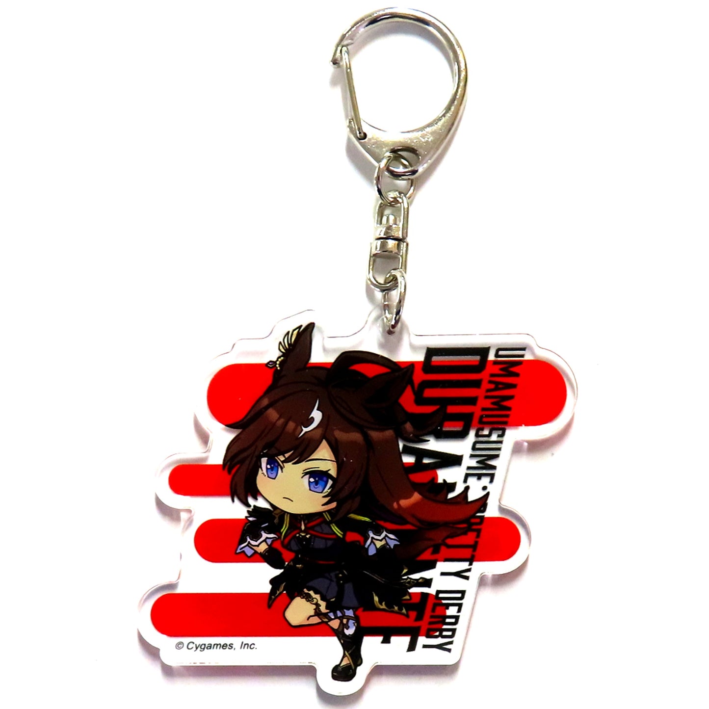 Duramente Umamusume Pretty Derby Deformed Trading Acrylic Keychain 7-Eleven 3rd Anniv Campaign 7-Eleven & Seven Net Limited [USED]