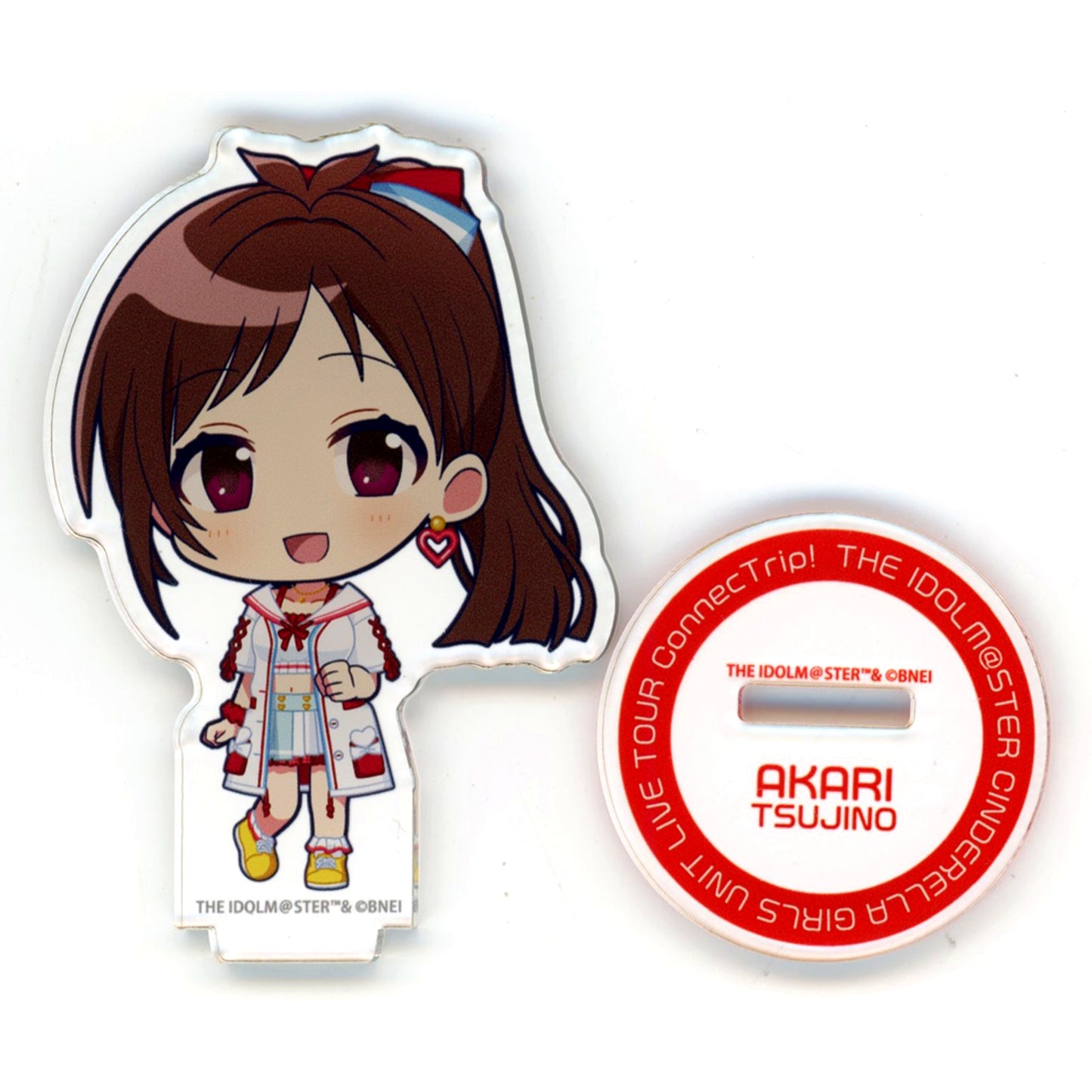 Akari Tsujino ConnecTrip! Version Official Mini Acrylic Stand The Idolmaster Cinderella Girls [USED]