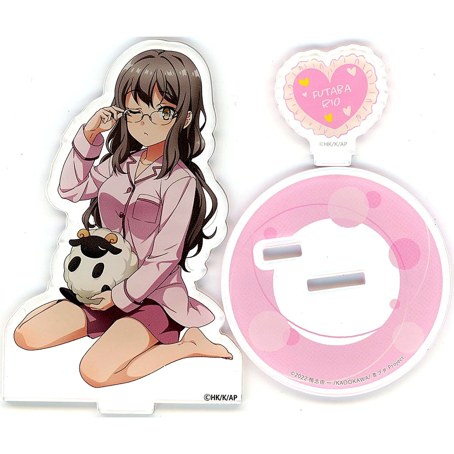 Rio Futaba Pajamas Rascal Does Not Dream of a Knapsack Kid POP UP STORE in Volks Akihabara Hobby Paradise 2 Illustration Acrylic Stand [USED]