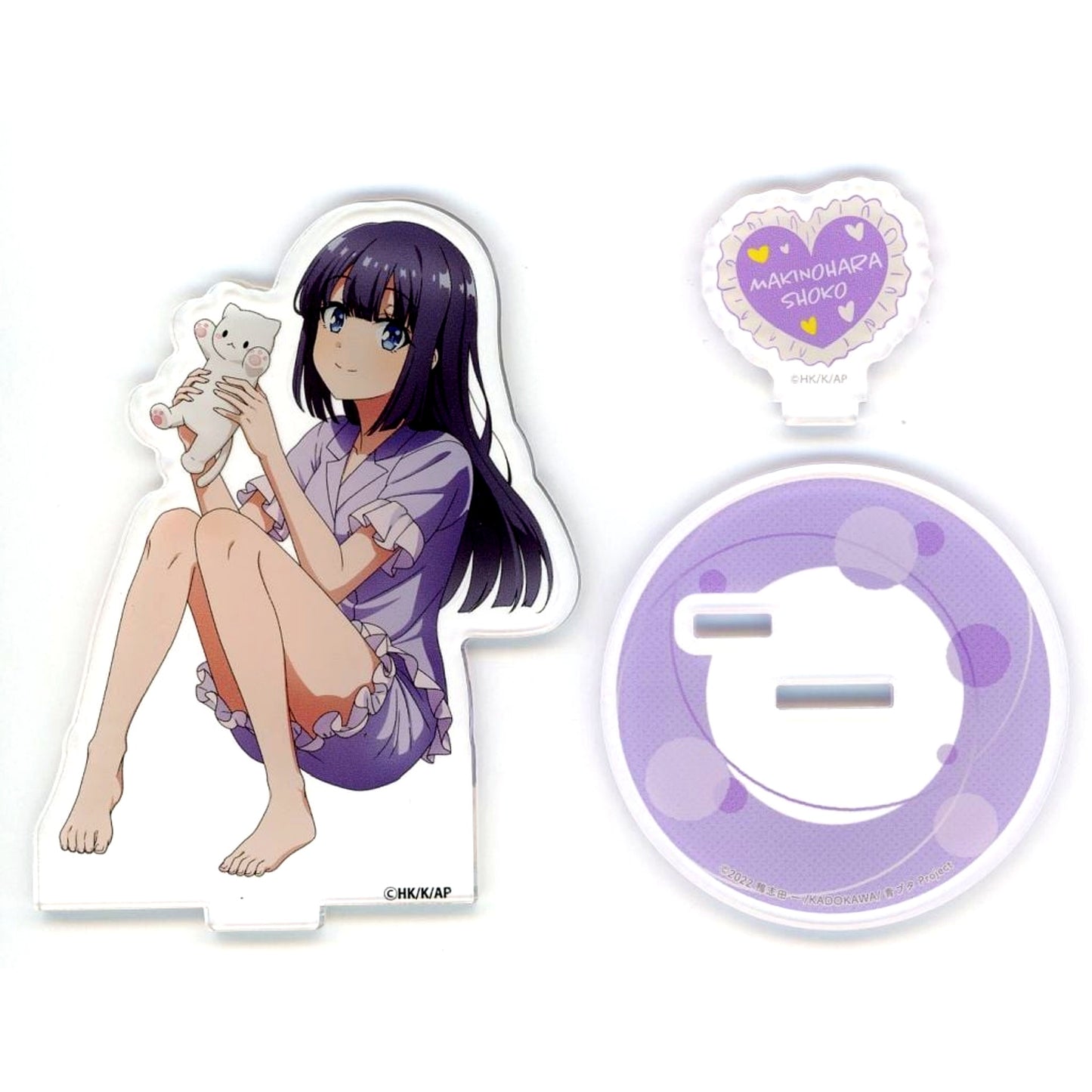Shoko Makinohara Pajamas Rascal Does Not Dream of a Knapsack Kid POP UP STORE in Volks Akihabara Hobby Paradise 2 Illustration Acrylic Stand [USED]