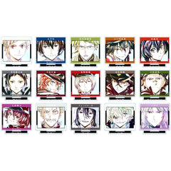 Set of 15 Bungo Stray Dogs Trading Ani-Art 3rd Acrylic Stand [USED]