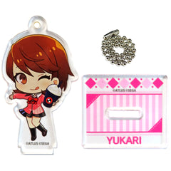 Persona 3 Reload Yukari Takeba Trading Acrylic Stand Keychain Collaboration Cafe Powerd By AnimaxCafe+ Limited Acrylic Stands [USED]