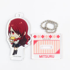 Persona 3 Reload Mitsuru Kirijo Trading Acrylic Stand Keychain Collaboration Cafe Powerd By AnimaxCafe+ Limited Keychains [USED]