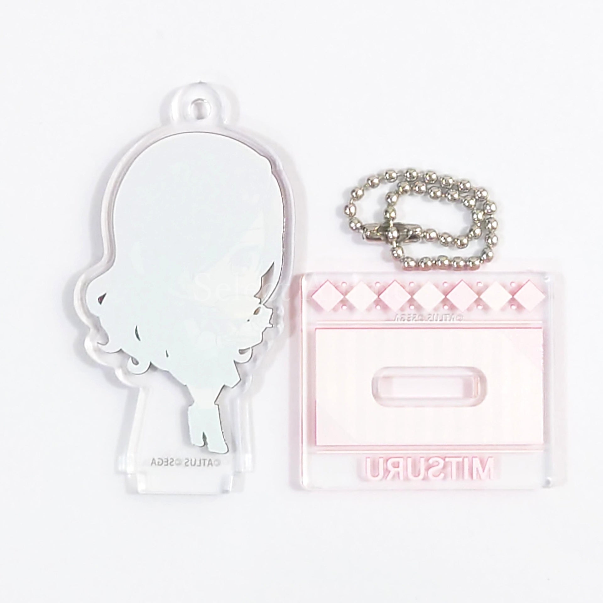 Persona 3 Reload Mitsuru Kirijo Trading Acrylic Stand Keychain Collaboration Cafe Powerd By AnimaxCafe+ Limited Keychains [USED]