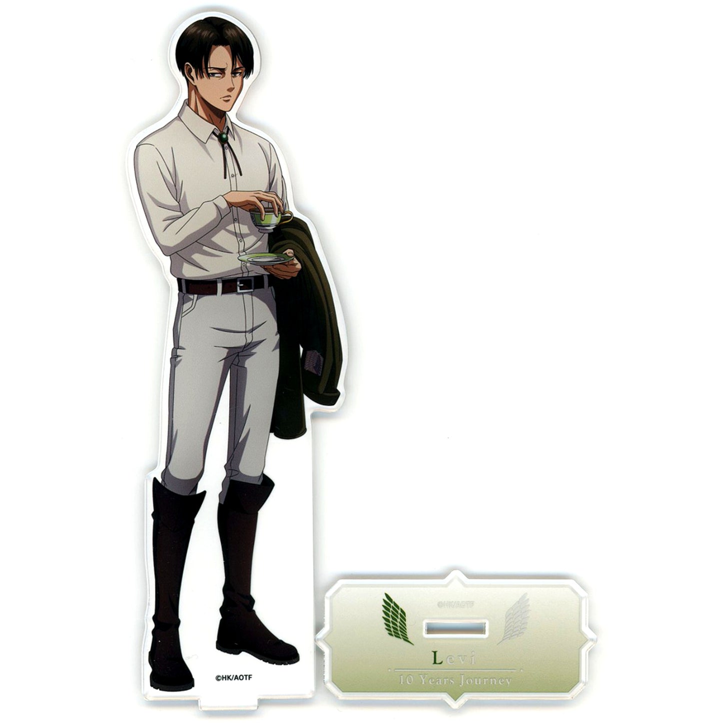 Levi Ackerman Attack on Titan Acrylic Figure M 10 Years Journey POP UP SHOP [USED]