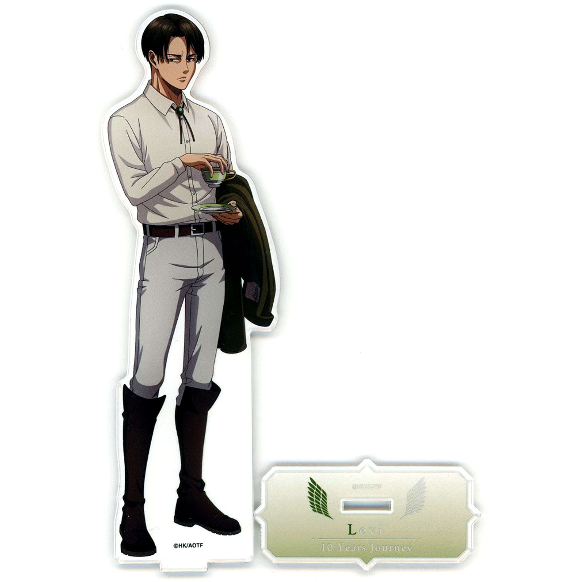 Levi Ackerman Attack on Titan Acrylic Figure M 10 Years Journey POP UP SHOP [USED]
