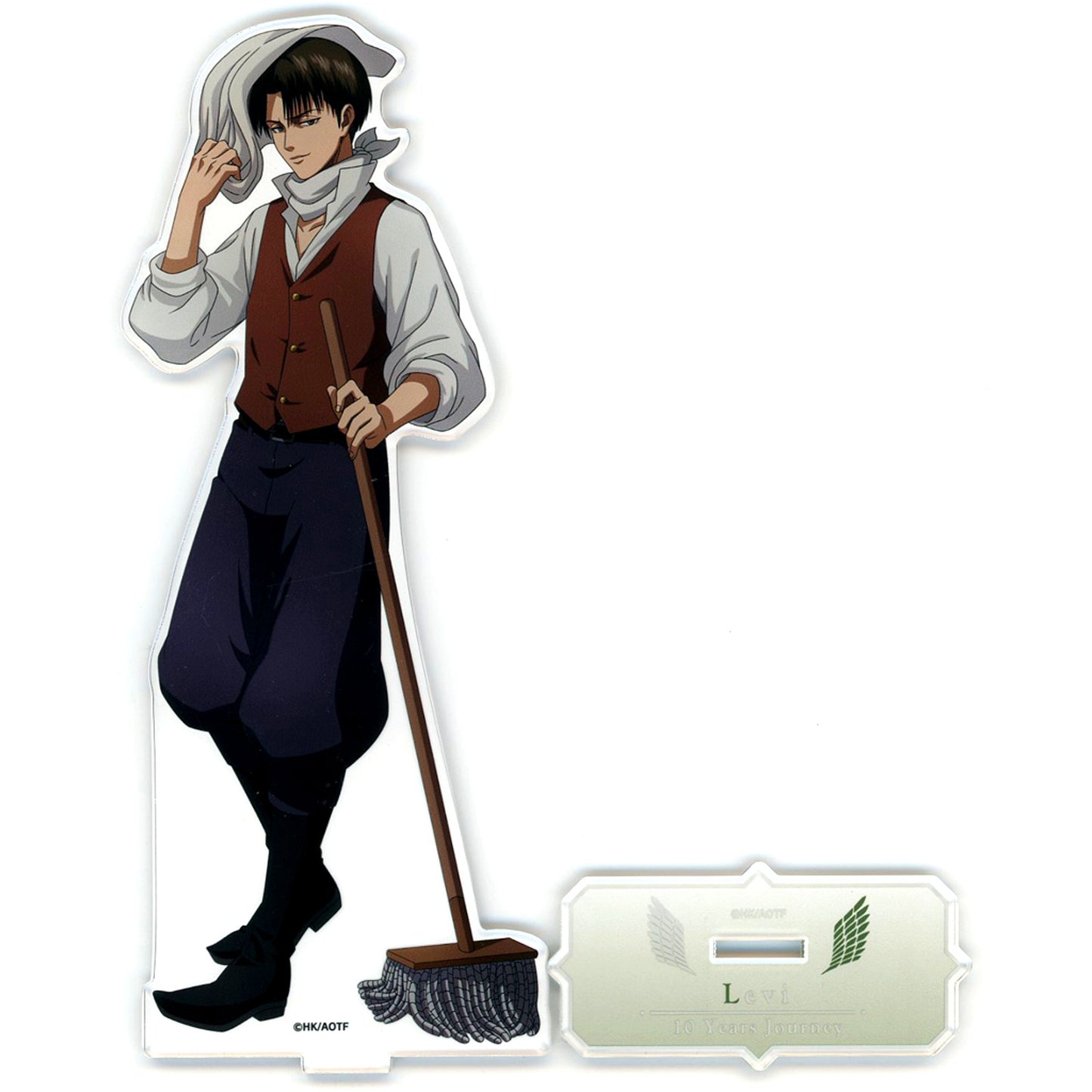 Levi Ackerman Past Attack on Titan Acrylic Figure M 10 Years Journey POP UP SHOP [USED]
