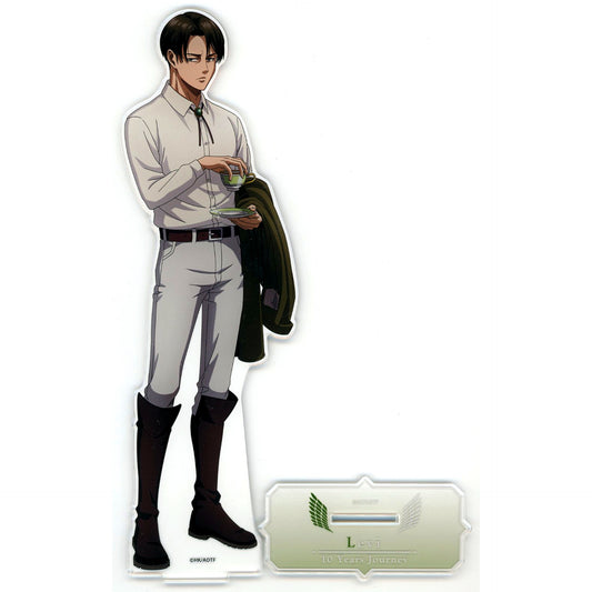 Levi Ackerman Attack on Titan 10 Years Journey POP UP SHOP Acrylic Figure L [USED]