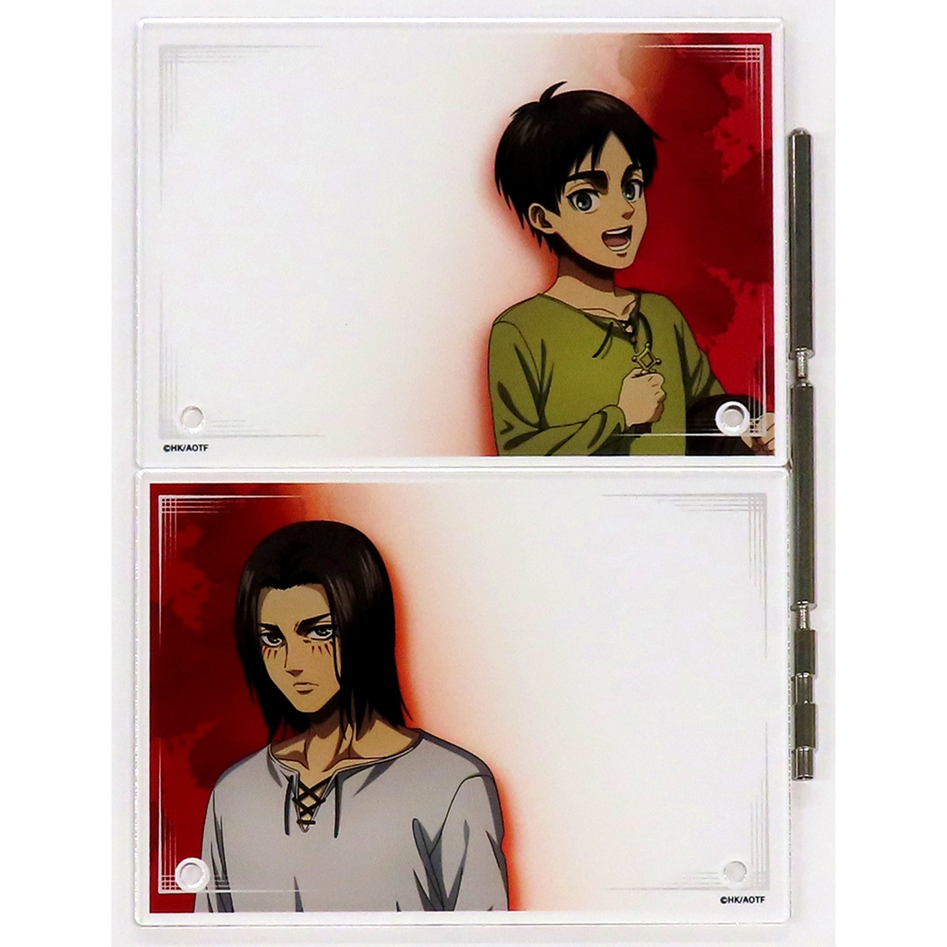Eren Yeager Attack on Titan 10 Years Journey POP UP SHOP 2-Layer Acrylic Plate [USED]