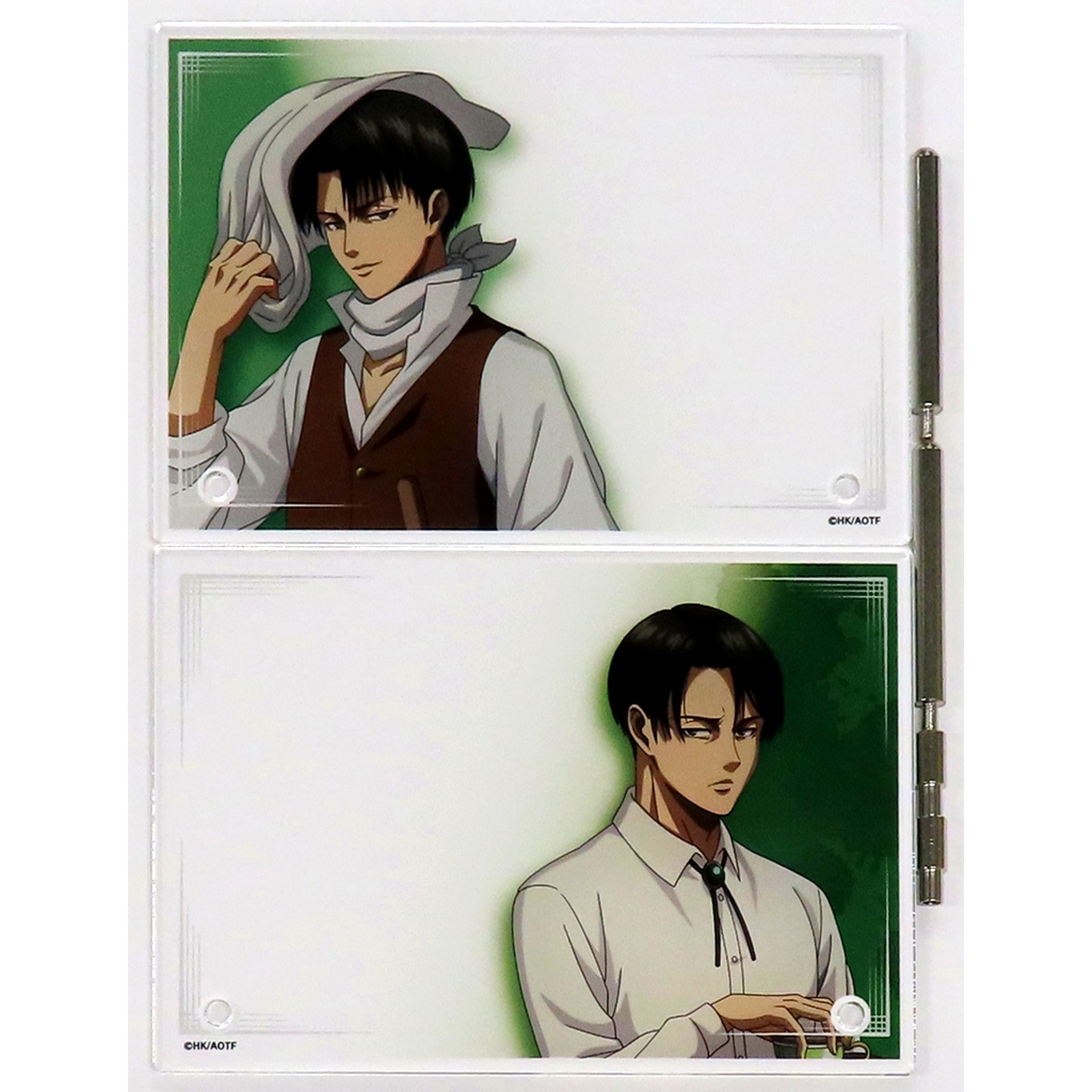Levi Ackerman Attack on Titan 2-Layer Acrylic Plate 10 Years Journey POP UP SHOP [USED]