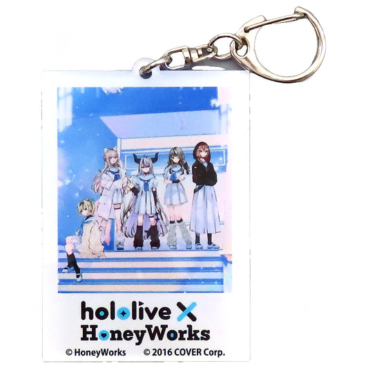 Outsider Keikaku Hololive x HoneyWorks Holohanigaoka Purchasing Dept in TOWER RECORDS Acrylic Keychain [USED]