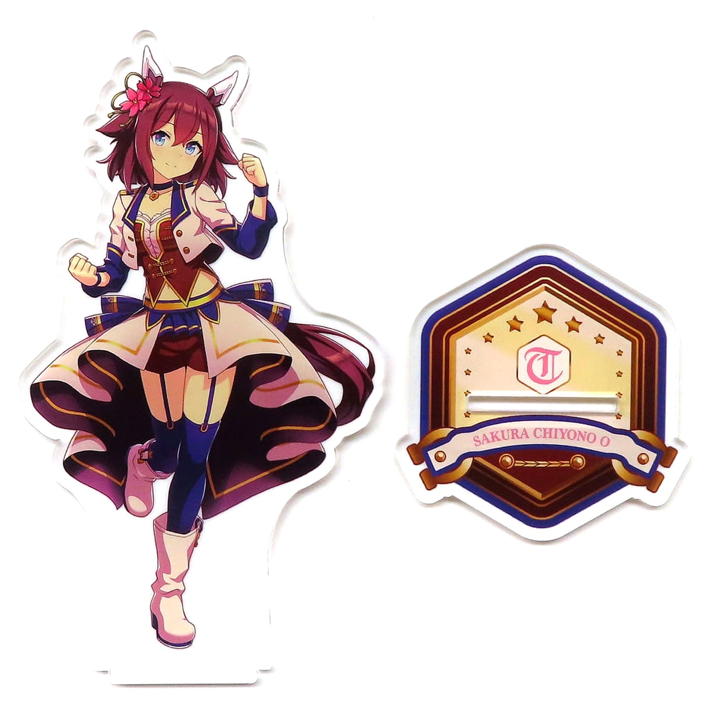 Sakura Chiyono O Umamusume: Pretty Derby Official Acrylic Stand Starting Future Ver. [USED]