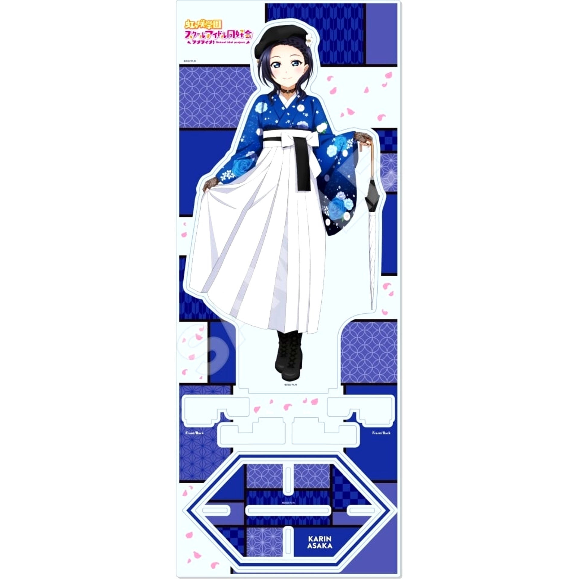 Karin Asaka Love Live! Nijigasaki High School Idol Club Acrylic Stand L POP UP STORE in Tokyo Character Street [USED]