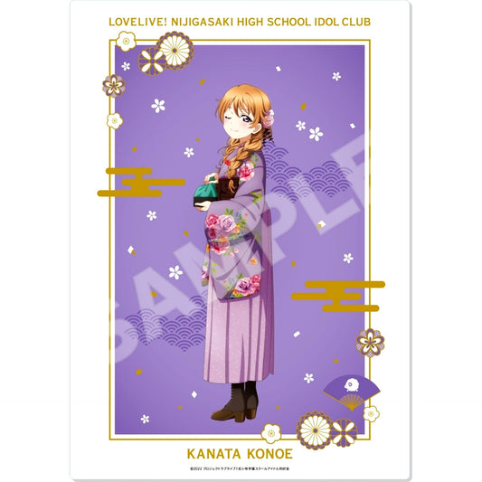 Kanata Konoe Acrylic Board Love Live! Nijigasaki High School Idol Club POP UP STORE in Tokyo Character Street [USED]