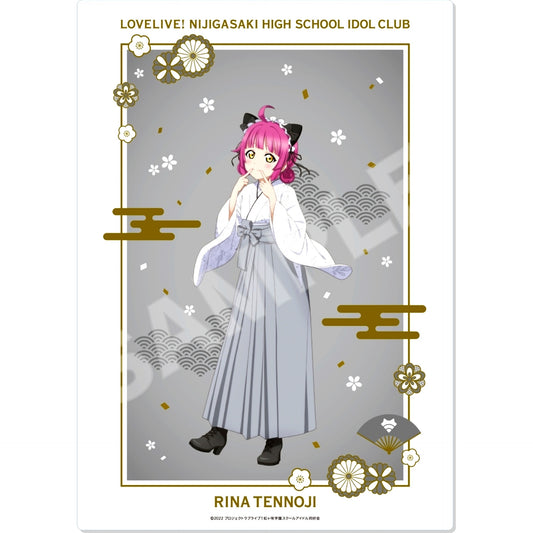 Rina Tennoji Love Live! Nijigasaki High School Idol Club Acrylic Board Pop Up Store in Tokyo Character Street [USED]
