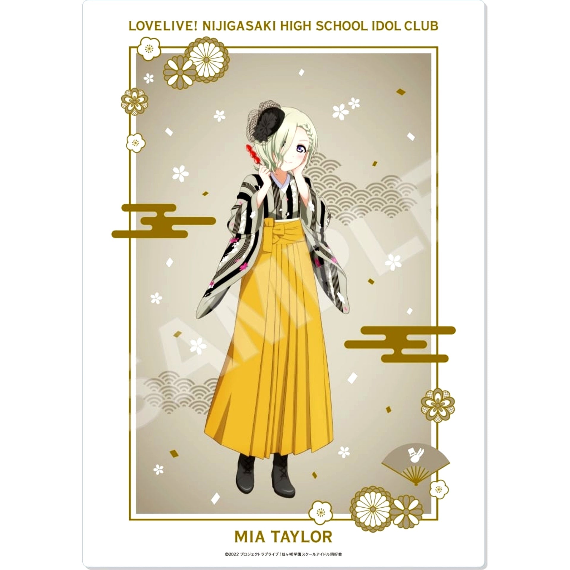Mia Taylor Acrylic Board Love Live! Nijigasaki High School Idol Club POP UP STORE in Tokyo Character Street [USED]