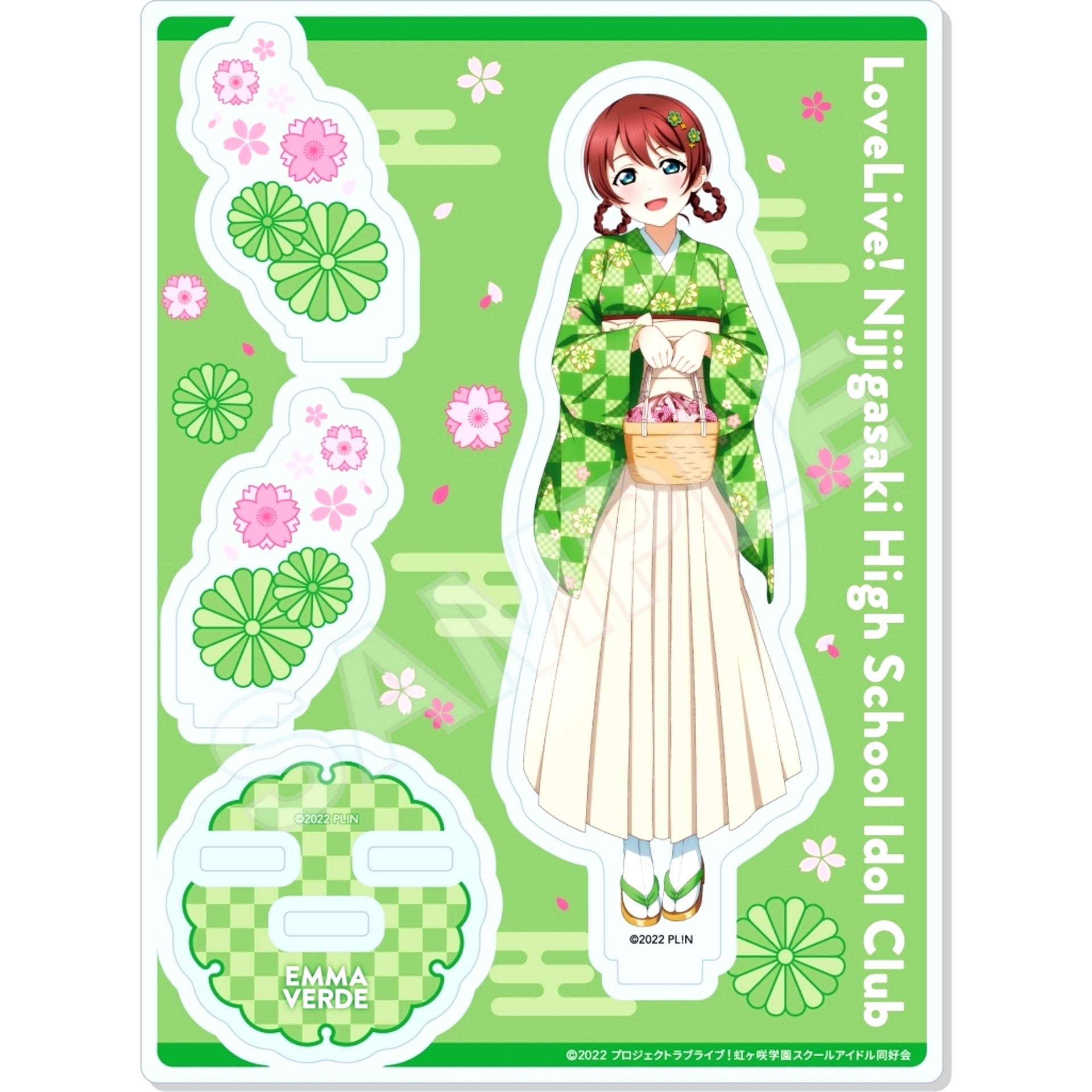 Emma Verde Love Live! Nijigasaki High School Idol Club Acrylic Stand Pop Up Store in Tokyo Character Street [USED]