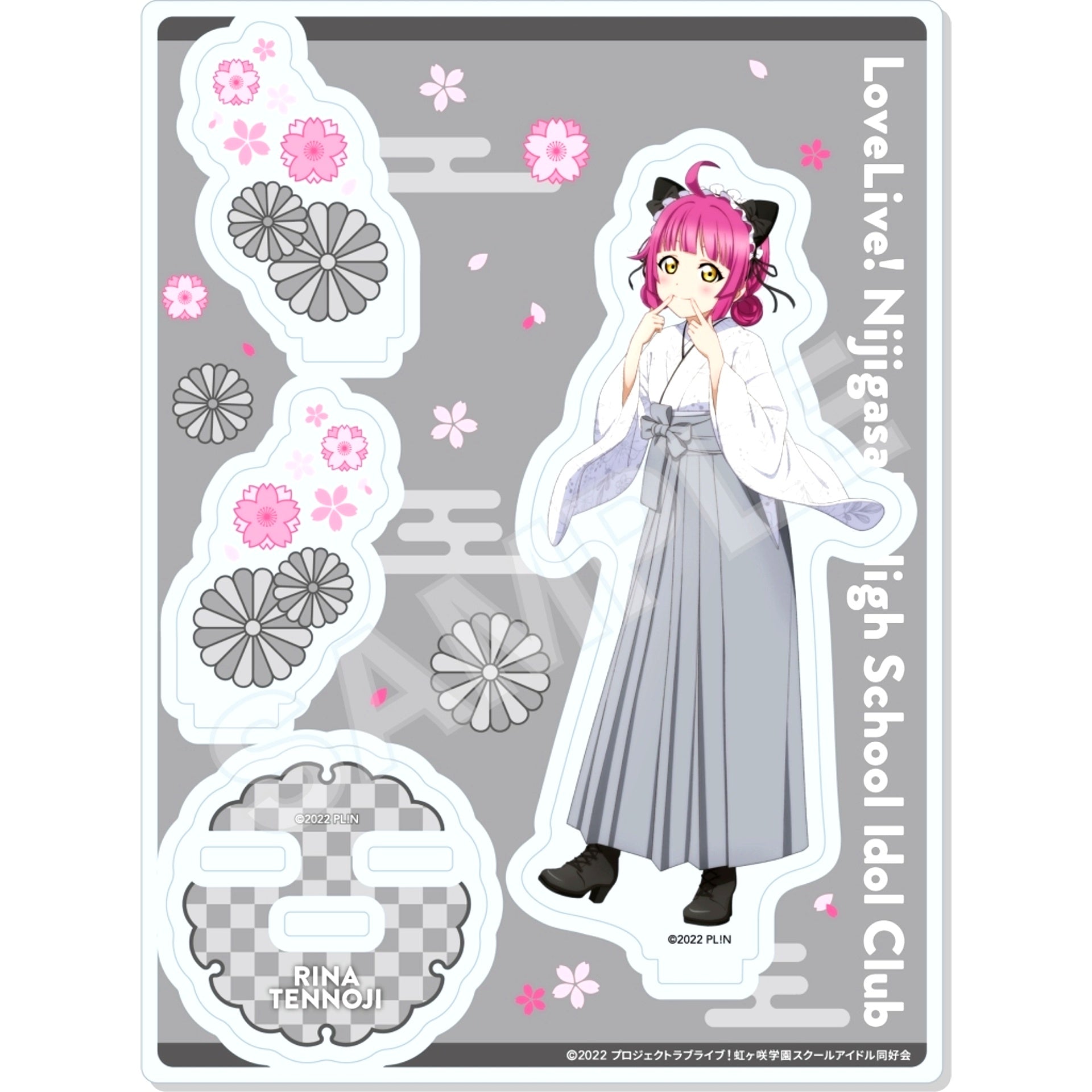 Rina Tennoji Acrylic Stand LoveLive! Nijigasaki High School Idol Club POP UP STORE in Tokyo Character Street [USED]