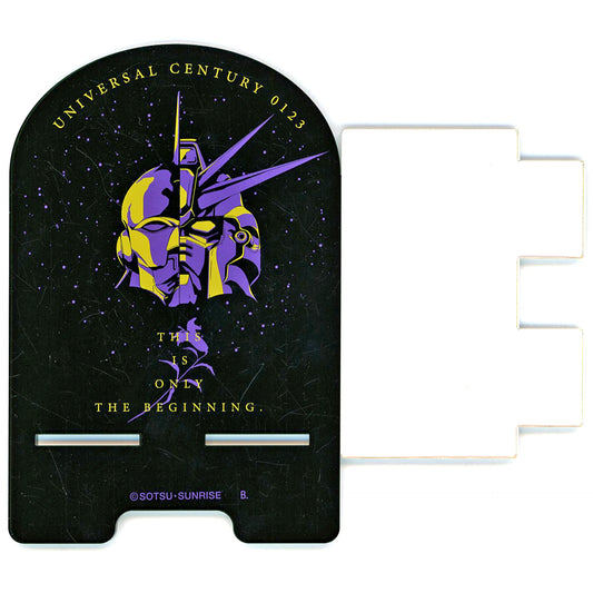 F91 & Iron Mask Mobile Suit Gundam F91 Face Pattern Acrylic Stand [USED]