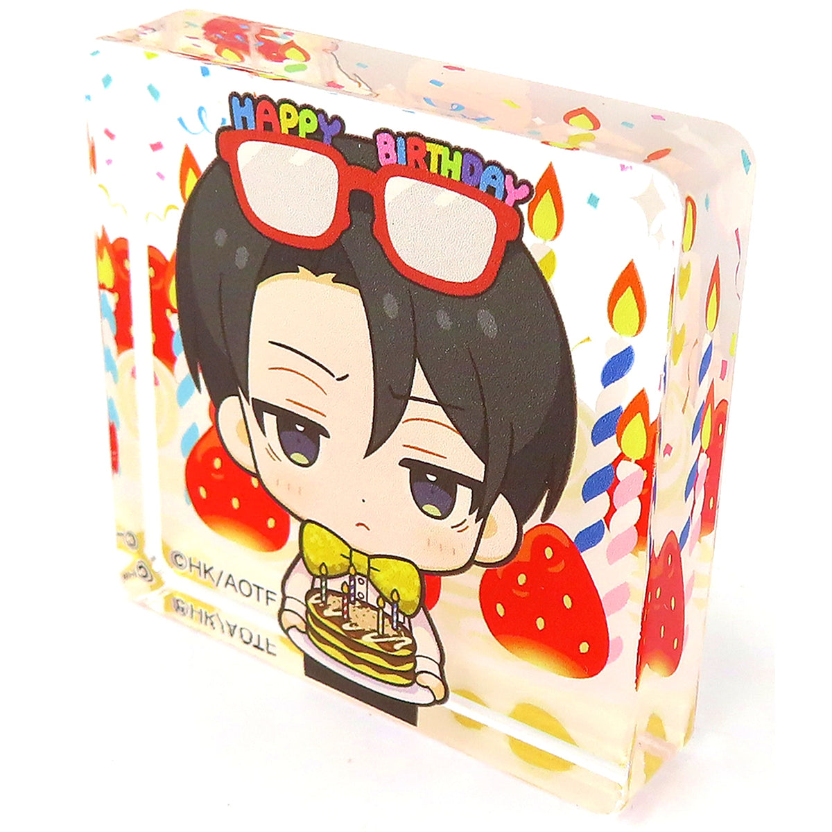 Levi Ackerman Attack on Titan x BOTEJYU Birthday Acrylic Block [USED]