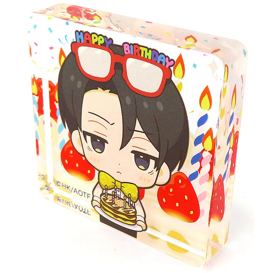 Levi Ackerman Attack on Titan x BOTEJYU Birthday Acrylic Block [USED]