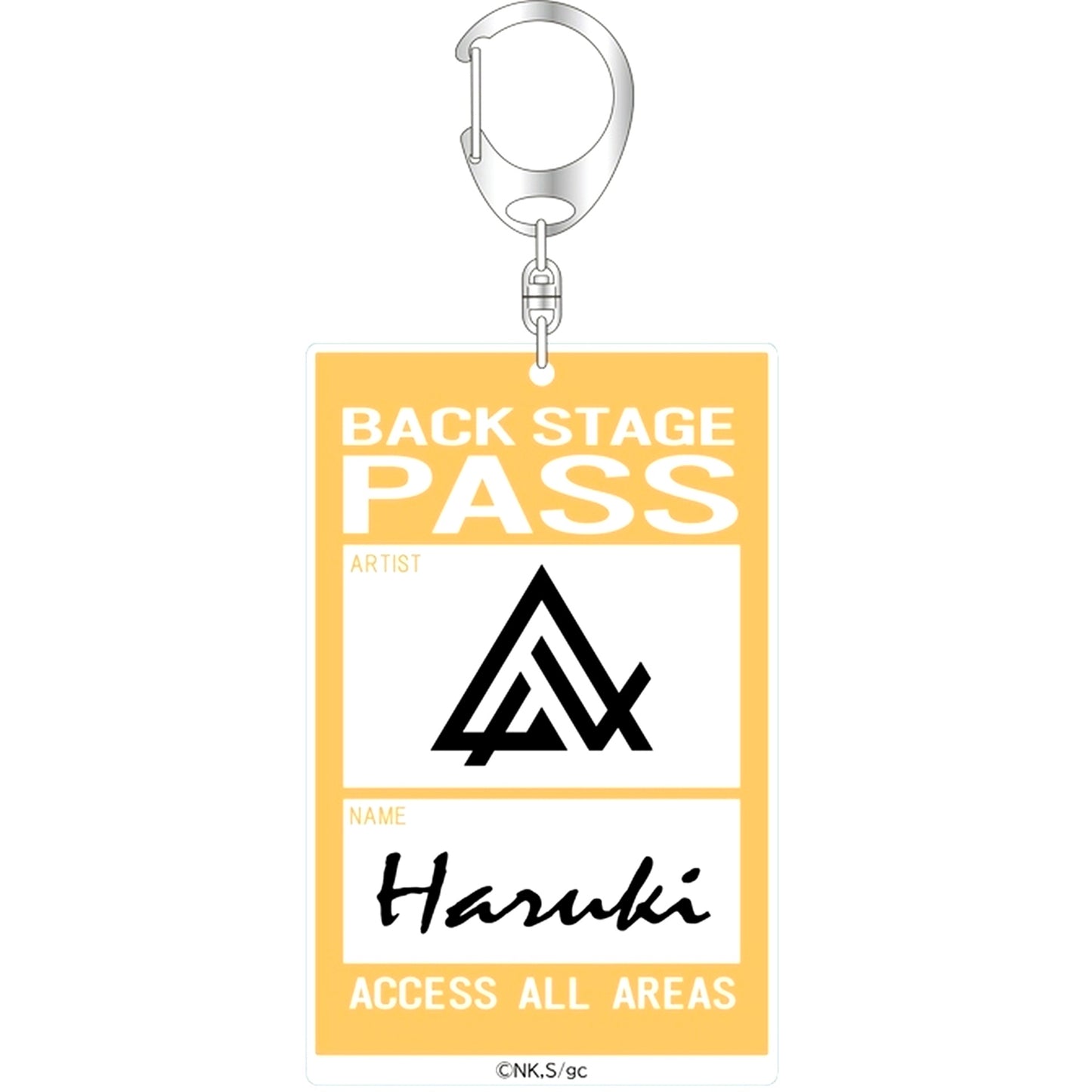 Haruki Nakayama Given The Movie Hiiragi Mix Trading PASS Style Acrylic Keychain [USED]